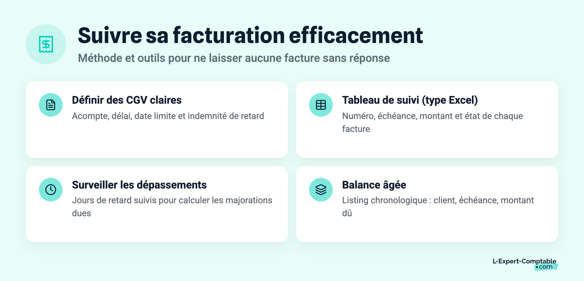 Suivre sa facturation efficacement